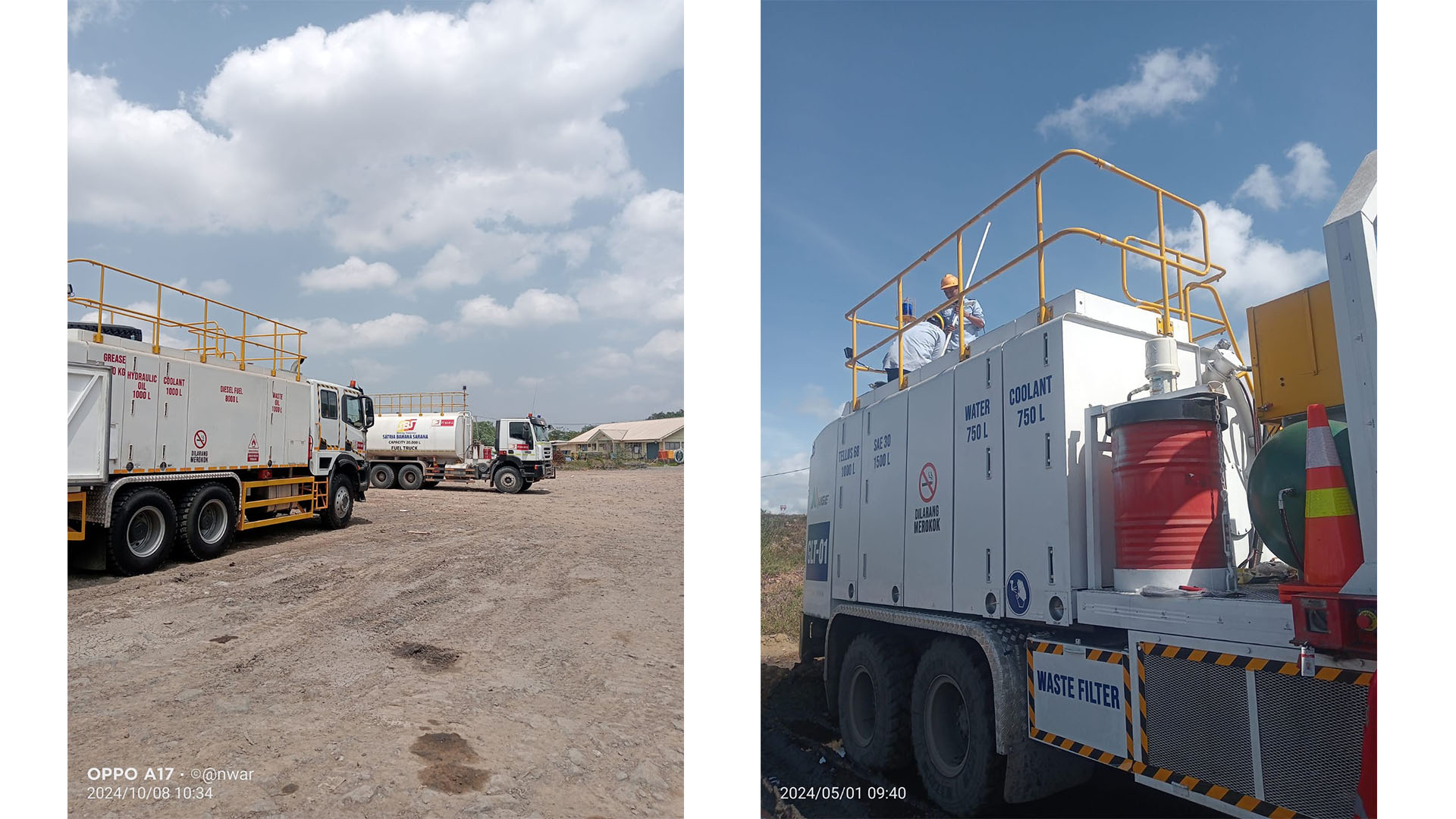 Installasi Hydrolik, Pneumatic, dan electric system lube truck
